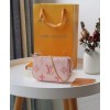 Louis Vuitton Mini Pochette Aessoires M80501 Pink