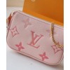 Louis Vuitton Mini Pochette Aessoires M80501 Pink