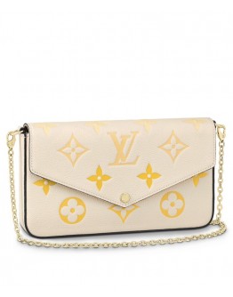 Louis Vuitton Felicie Pochette M80498 Cream