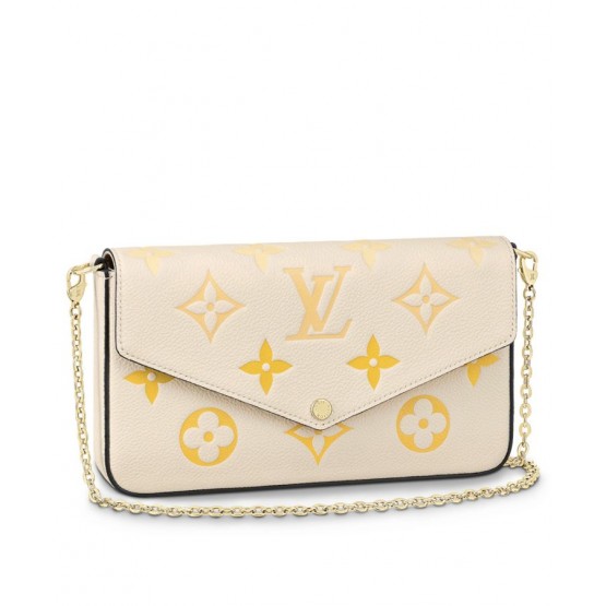 Louis Vuitton Felicie Pochette M80498 Cream