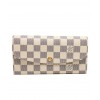 Louis Vuitton Damier Emilie Wallet N63021 White
