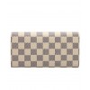 Louis Vuitton Damier Emilie Wallet N63021 White
