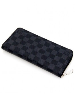 Louis Vuitton Damier Wallet N63095 Black