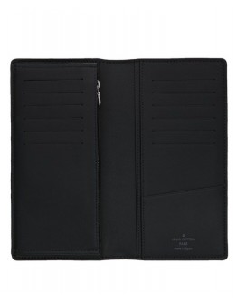 Louis Vuitton Damier Wallet N63212 Black