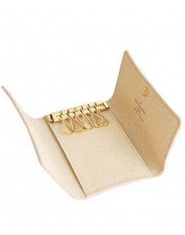 Louis Vuitton 6 Key Holder N61745 White