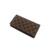 Louis Vuitton Damier Wallet N60825 Brown