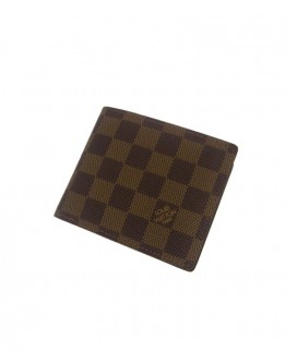 Louis Vuitton Damier Wallet N61720 Brown