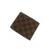 Louis Vuitton Damier Wallet N61720 Brown