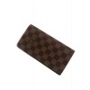 Louis Vuitton Damier Wallet N61823 Brown