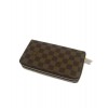 Louis Vuitton Damier Wallet N62732 Brown