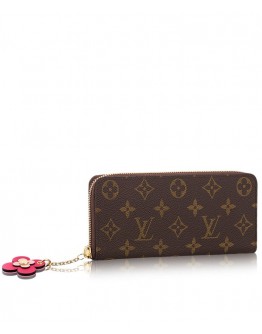 Louis Vuitton Clemence Wallet M64201 Peachblow