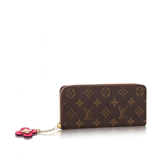 Louis Vuitton Clemence Wallet M64201 Peachblow