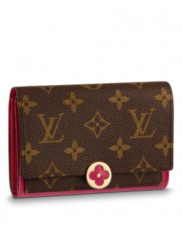 Louis Vuitton Flore Compact Wallet M64587 M64588