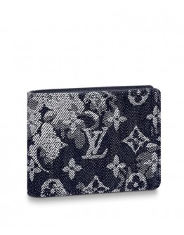 Louis Vuitton Multiple Wallet M80031 Dark Blue