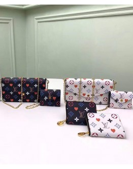 Louis Vuitton Game On Zoe Wallet M80278 White