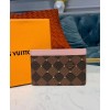 Louis Vuitton Card Holder N60248 Pink