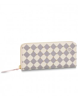 Louis Vuitton Clemence Wallet N60252 White
