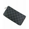 Louis Vuitton Damier Wallet N62668 Black