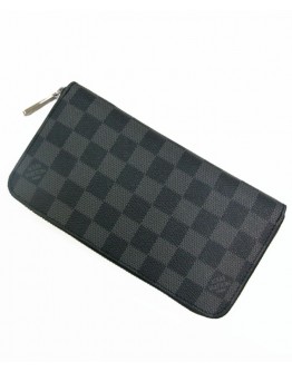 Louis Vuitton Damier Wallet N62668 Black