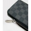 Louis Vuitton Damier Wallet N62668 Black