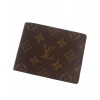 Louis Vuitton Wallet with Coin Pocket M60895 Brown