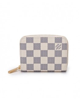 Louis Vuitton Zippy Coin Purse N63069 White