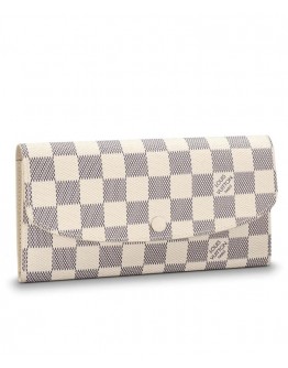 Louis Vuitton Emilie Wallet N63546 White