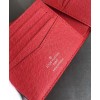 Louis Vuitton X Supreme Water ripple short paragraph folding wallet M67717