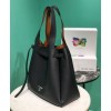 Prada Leather Tote 1BG339 Black