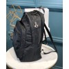 Prada Nylon And Saffiano Leather Backpack Black