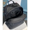 Prada Nylon And Saffiano Leather Backpack Black