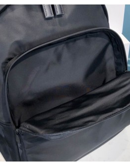 Prada Nylon And Saffiano Leather Backpack Black