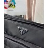 Prada nylon and saffiano leather belt bag 2VL003 Black
