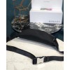 Prada Re-Nylon and Saffiano leather belt bag 2VL033 Black