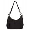 Prada Nylon Hobo Bag Black