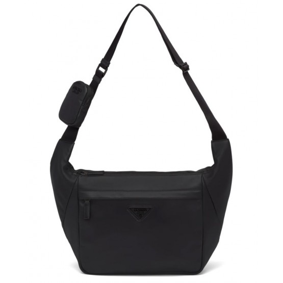 Prada Leather Shoulder Bag Black