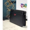 Prada Saffiano Leather Pouch 2VF032 Black