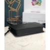 Prada Saffiano Leather Pouch 2VF032 Black