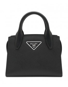 Prada Saffiano leather handbag 1BA269 Black