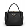 Prada Small leather handbag 1BC145 Black