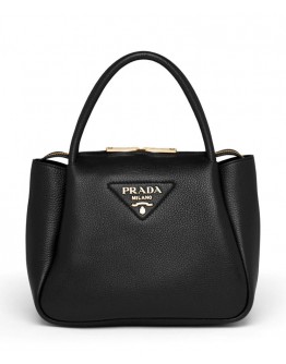 Prada Small leather handbag 1BC145 Black