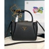 Prada Small leather handbag 1BC145 Black
