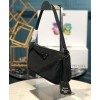 Prada Re-Edition 2005 nylon and Saffiano leather mini-bag 1NE633 Black