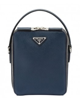 Prada Brique Saffiano Leather Cross-Body Bag 2VH066
