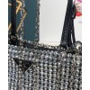 Prada Satin Handbag with Decoration 1BA253