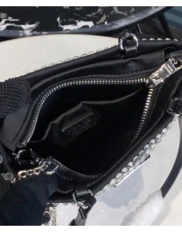 Prada Satin Handbag with Decoration 1BA253
