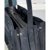 Prada Padded nylon hobo bag 1BC128 Black
