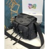Prada logo plaque shoulder bag 1BD225 Brown