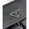 Prada logo plaque shoulder bag 1BD225 Brown