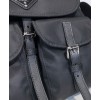 Prada logo plaque shoulder bag 1BD225 Brown